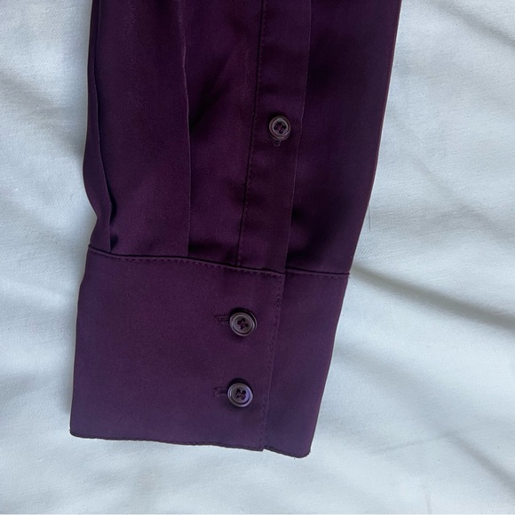 J. Crew Factory purple blouse, size small - Picture 2 of 4